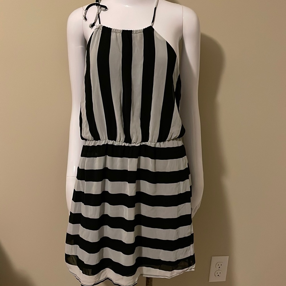 Black and white dress
